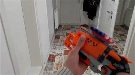 Nerf Hammershot Reload And Firing Demo Youtube