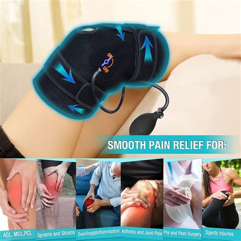 Arris Compression Knee Ice Pack Wrap Hot Cold Compression Therapy Size Adjustable For Pain
