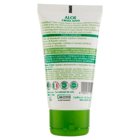 Equilibra Aloe Crema Mani E Unghie Idratante E Protettiva Ml