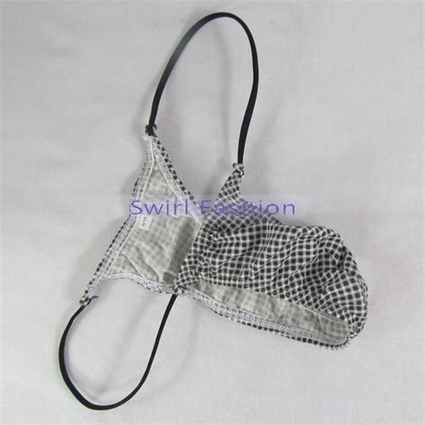 K207 P Mens Micro Bikini String Waist Mini Pouch Colors Soft Fine Cotton EBay