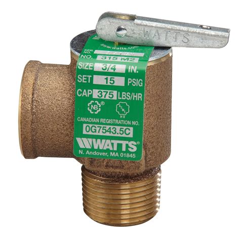 Watts® Series 315 Steam Safety Valves Watts® Pressure Relief Valves