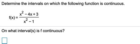 Solved Determine The Intervals On Which The Following Chegg