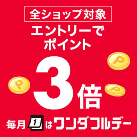 1月1日0時～24時間限定 楽天市場！ワンダフルデー！全ショップ対象！エントリー＆合計3000円税込以上でポイント3倍 楽天市場