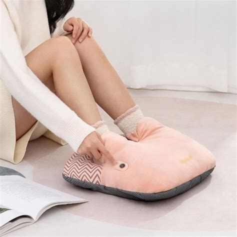 Chauffe Pieds USB pour Femmes Hommes TRAHOO Chauffage Électrique