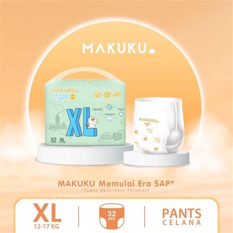 Jual Makuku Air Diapers Comfort Pants Xl Popok Bayi Sap Anti