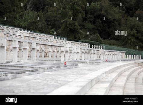 Polish Military War Cemetery Monte Cassino Stock Photo Alamy