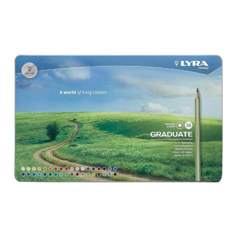 Lyra Graduate Colour Pencils Tin Of The Deckle Edge