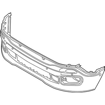 Vz Lxhaa Genuine Mopar Front Lower Bumper Cover