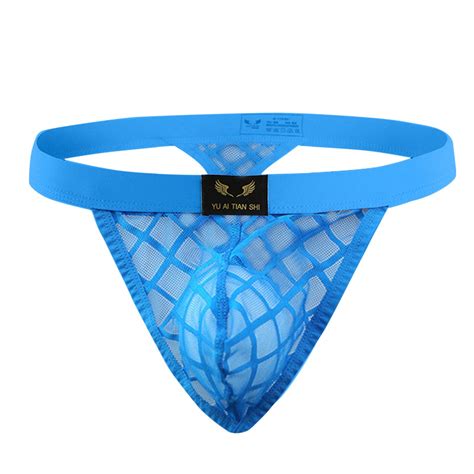 Men S Pouch Thongs Trendy Jock Strap Athletic Supporters Briefs Sheer