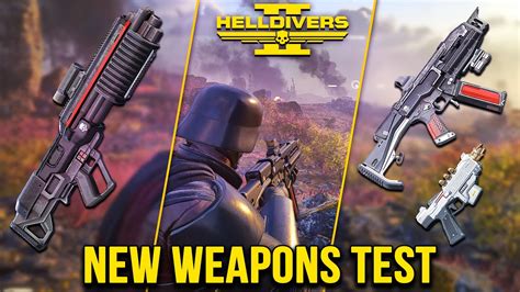 All New Weapons Showcase Truth Enforcers In Helldivers 2 Youtube