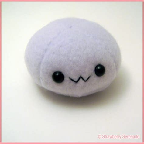 Purple mochi plushie dango plush anime food plushie kawaii