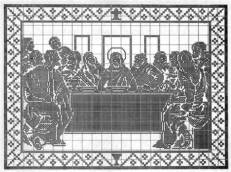 The Last Supper Wall Hanging Crochet Patterns