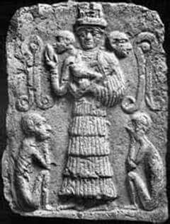 Ninhursag (Ninti) is the Sumerian Goddess of hue-manity. She and Enki ...