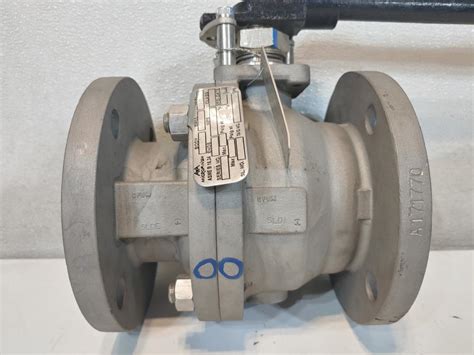 Microfinish Valve 3 150 Ball Valve W Handle Cf8m Ava Full Port