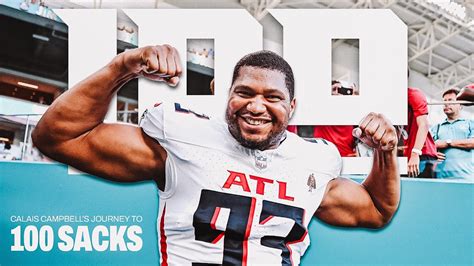 Calais Campbell S Journey To 100 Sacks Atlanta Falcons NFL YouTube