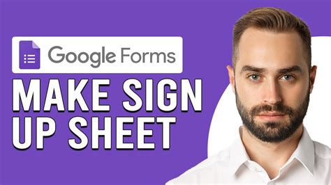 How To Make A Sign Up Sheet On Google Forms How To Create A Sign Up