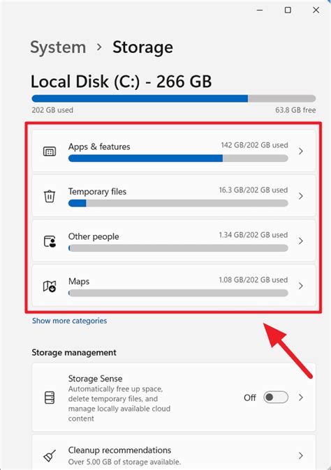 How To Check Manage And Free Up Disk Space On Windows 11