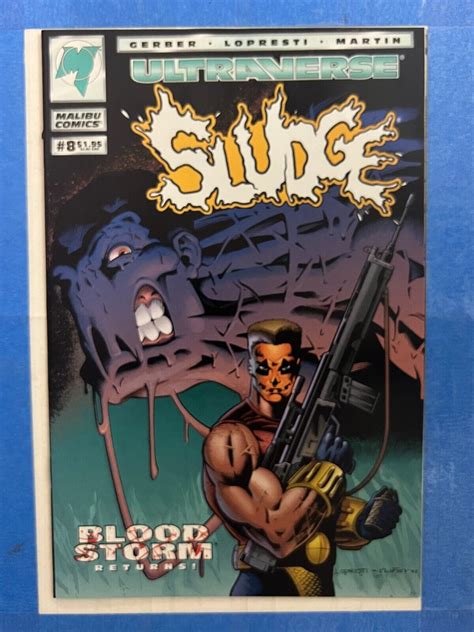 Ultraverse Sludge 8 Malibu Comics Direct 1994 Combined Shipping Bandb