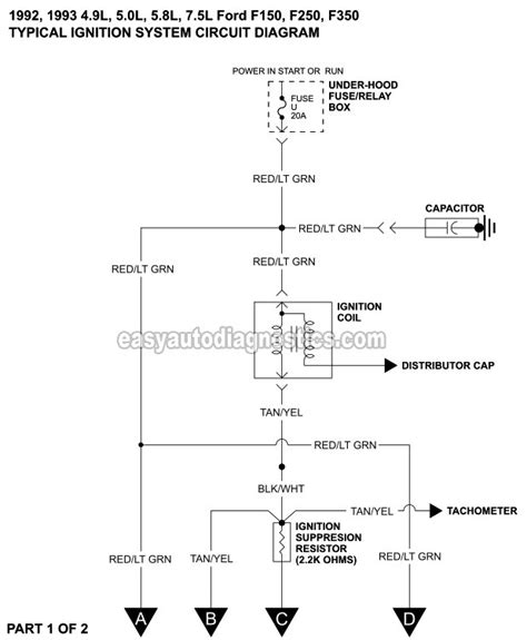 1989 Ford F150 Fuel System Wiring Diagram