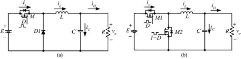 A Conventional Buck Converter And B Synchronous Buck Converter Download Scientific Diagram