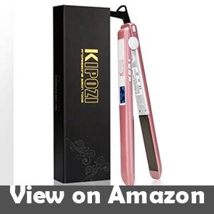 KIPOZI-Professional-Flat-Iron-with-1-Inch-Titanium-Plates-Hair-Straightener