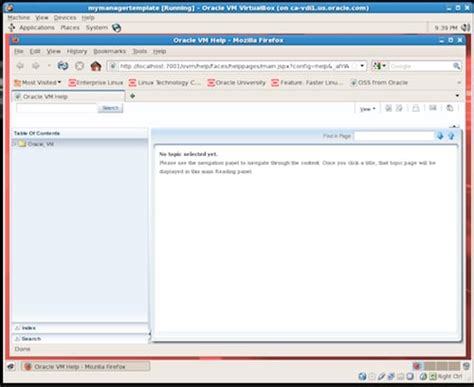 VirtualBox Template For Oracle VM Manager