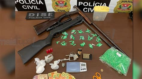 Dise Prende Traficante Entorpecentes E Armas Na Zona Leste De Tup