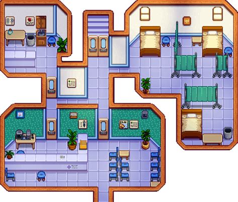 Fileclinic Interiorpng Stardew Valley Wiki