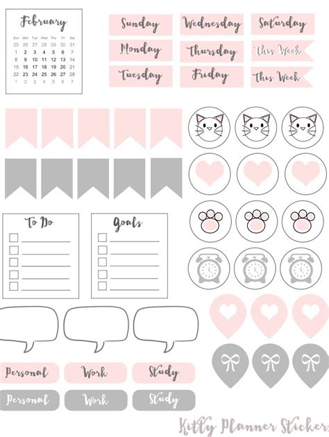 Organize Your Bullet Journal With Free Printable Stickers