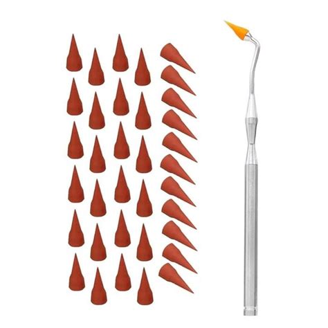 36 Pcs Rubber Gum Stimulator Refill Replacement Tips Oral Care Mouth