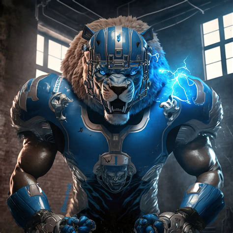 Detroit Lions Mascot by gossati248 on DeviantArt