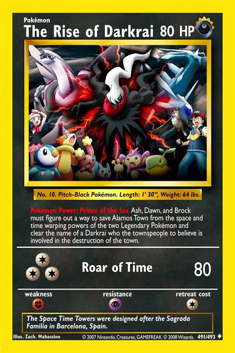 Pokémon: The Rise of Darkrai (2007) - Posters — The Movie Database (TMDB)