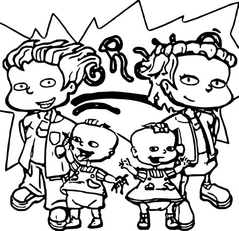 Rugrats All Grown Up Coloring Pages