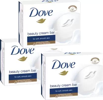 Dove Cream Beauty Bathing Bar Pack Of 3