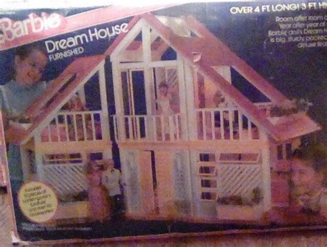 Barbie Dream House in Pink With Furniture Accessories Heart - Etsy