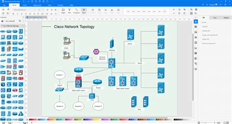 How To Create A Cisco Network Diagram Edraw 6708 Hot Sex Picture