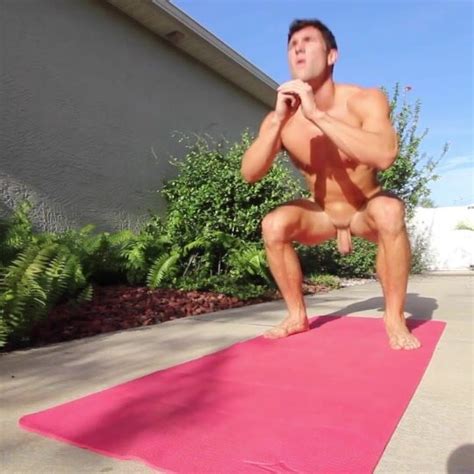 Big Balls NUDE YOGA ThisVid