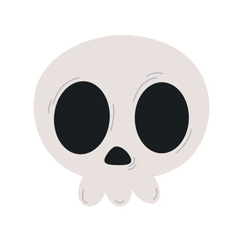 Halloween skull head icon. 25222717 PNG