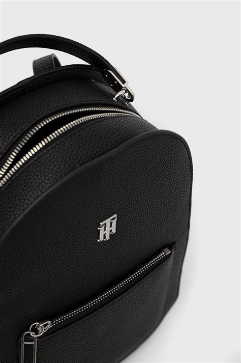 Рюкзак Tommy Hilfiger женский цвет чёрный маленький однотонный | ANSWEAR.ua