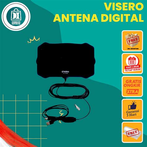 Jual Visero Antena Tv Digital Indoor Dvb T Db K High Gain Plus