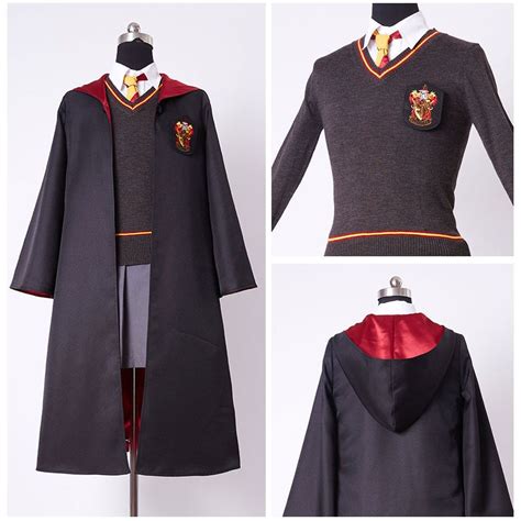 Harry Potter Hermione Granger Cosplay Costume Adult Gryffindor Uniform