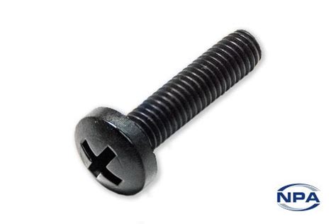 Machine Screw Pan Head Phillips Black Npa