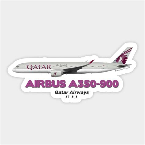 Airbus A350 900 Qatar Airways A359 Sticker Teepublic