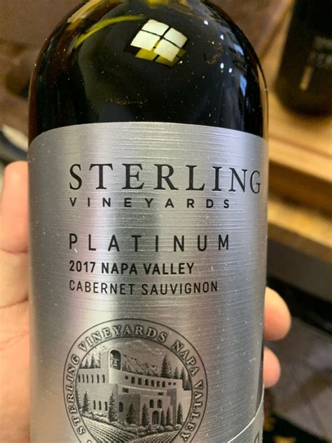 2017 Sterling Vineyards Cabernet Sauvignon Platinum Usa California Napa Valley Cellartracker