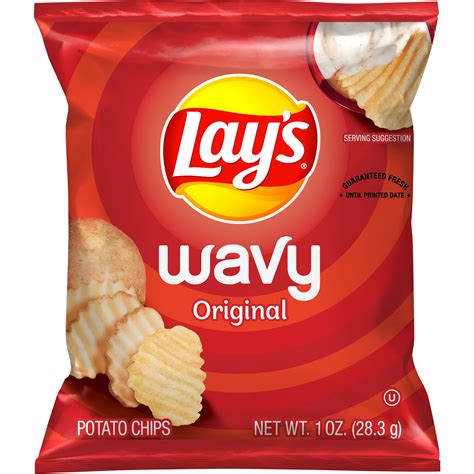 Lays® Wavy Original Potato Chips 1oz Exclusive At Usa Sweets