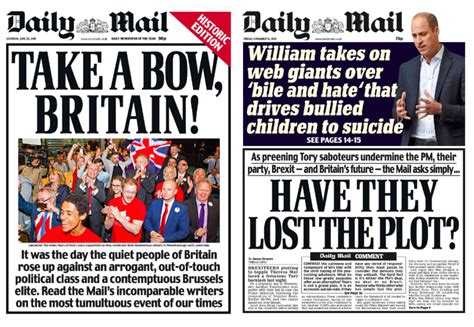 The Evolution Of Brexit In Uk Tabloid Covers — Quartz