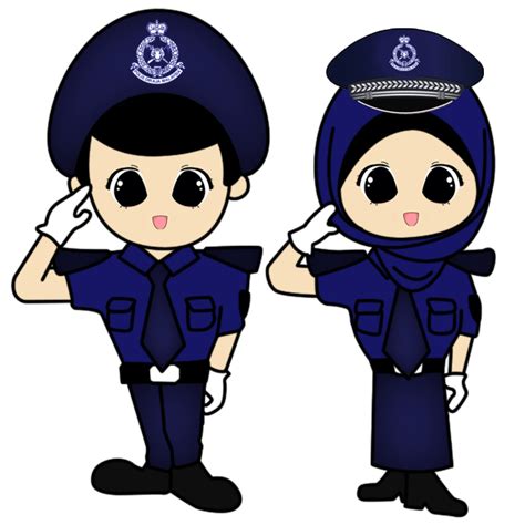 Frontliner Gambar Kartun Polis Malaysia Frontliners Malaysia