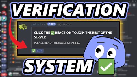 How To Make A Discord Verification System 2021 Youtube