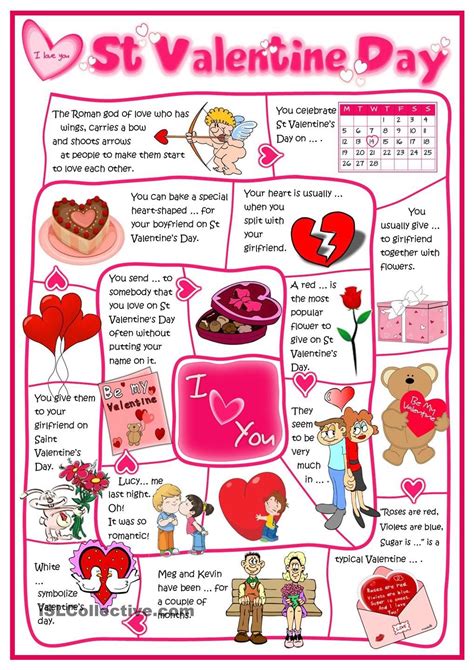 St Valentines Day Board Game Valentines Day Activities Valentines