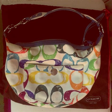 Coach Colorful Hobo Bag Gem